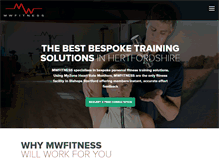 Tablet Screenshot of mwfitness.co.uk